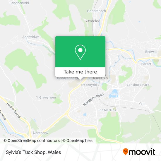 Sylvia's Tuck Shop map