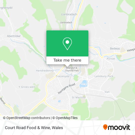 Court Road Food & Wine map