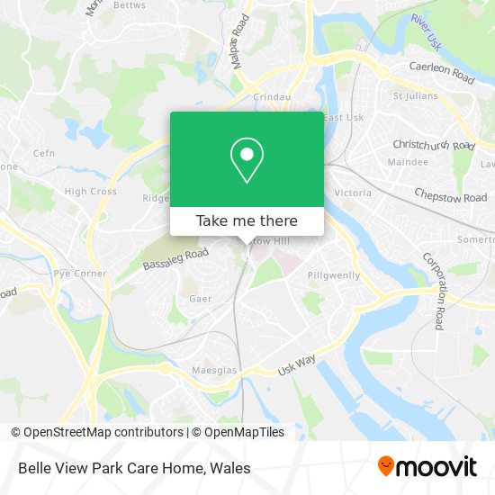 Belle View Park Care Home map
