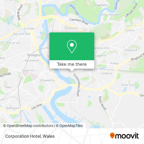 Corporation Hotel map