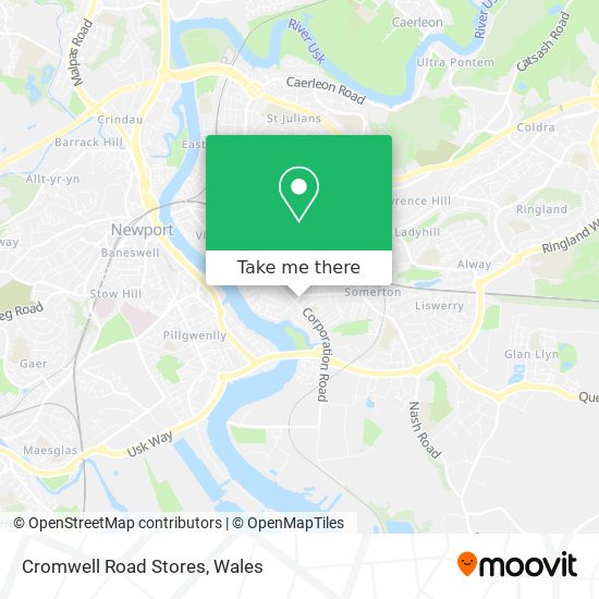 Cromwell Road Stores map