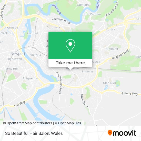 So Beautiful Hair Salon map