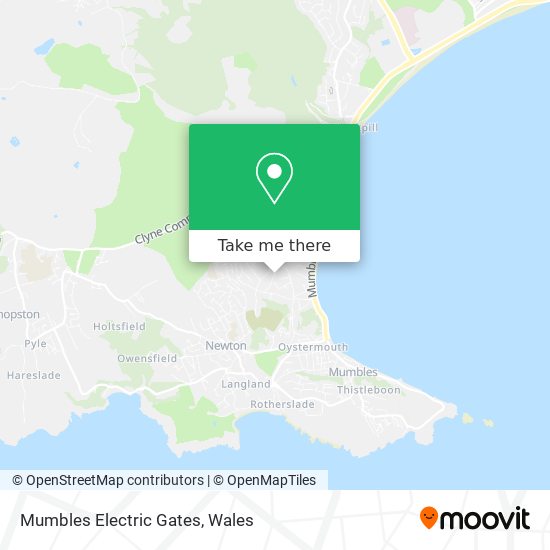 Mumbles Electric Gates map