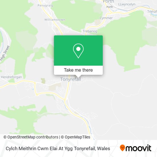 Cylch Meithrin Cwm Elai At Ygg Tonyrefail map