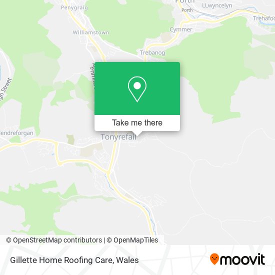 Gillette Home Roofing Care map