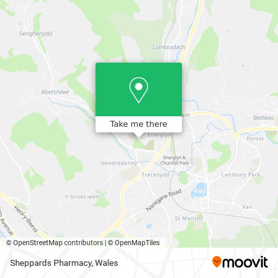 Sheppards Pharmacy map