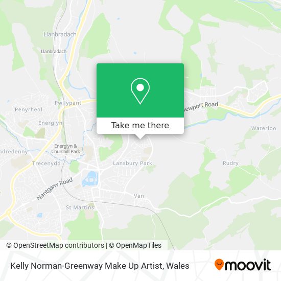 Kelly Norman-Greenway Make Up Artist map