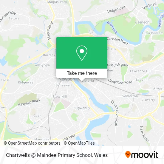Chartwells @ Maindee Primary School map