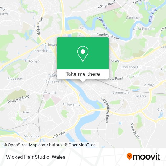 Wicked Hair Studio map