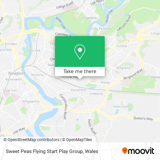 Sweet Peas Flying Start Play Group map