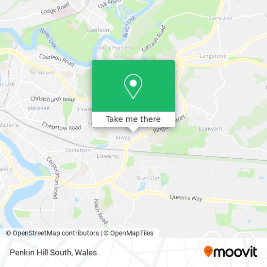 Penkin Hill South map