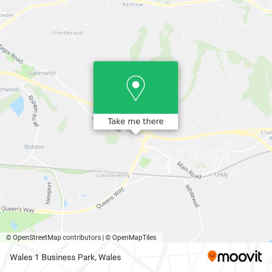 Wales 1 Business Park map