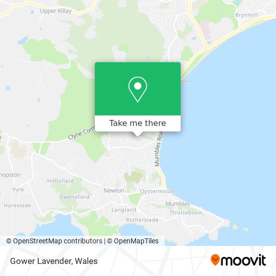 Gower Lavender map
