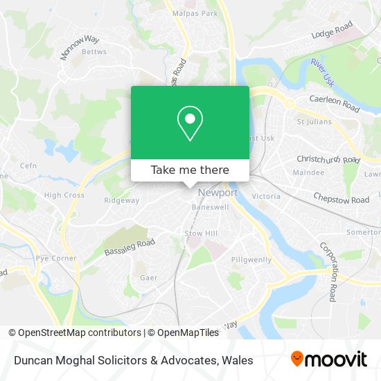Duncan Moghal Solicitors & Advocates map