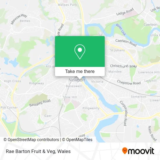 Rae Barton Fruit & Veg map