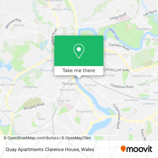 Quay Apartments Clarence House map