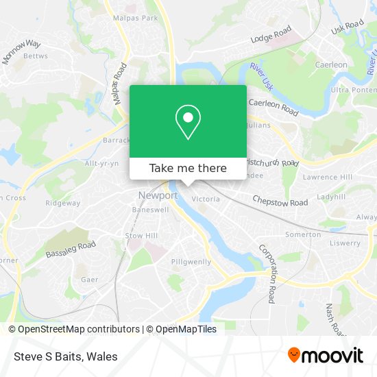 Steve S Baits map