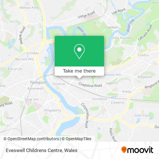 Eveswell Childrens Centre map