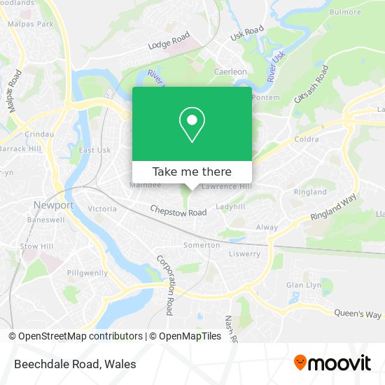 Beechdale Road map