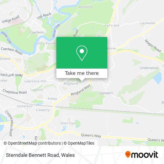 Sterndale Bennett Road map