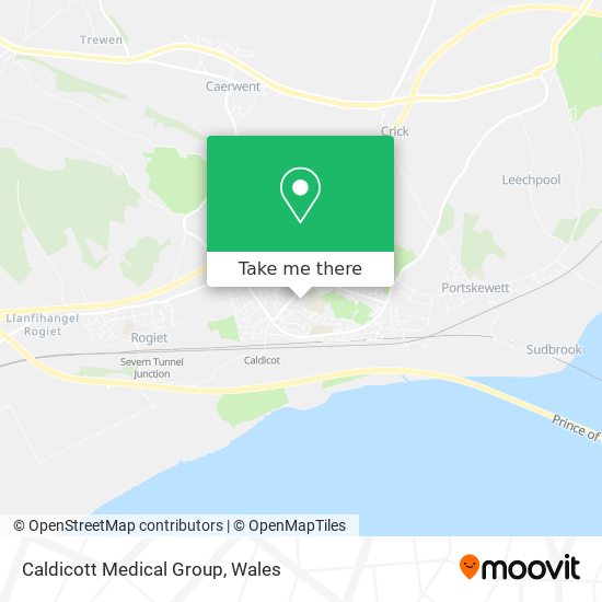 Caldicott Medical Group map