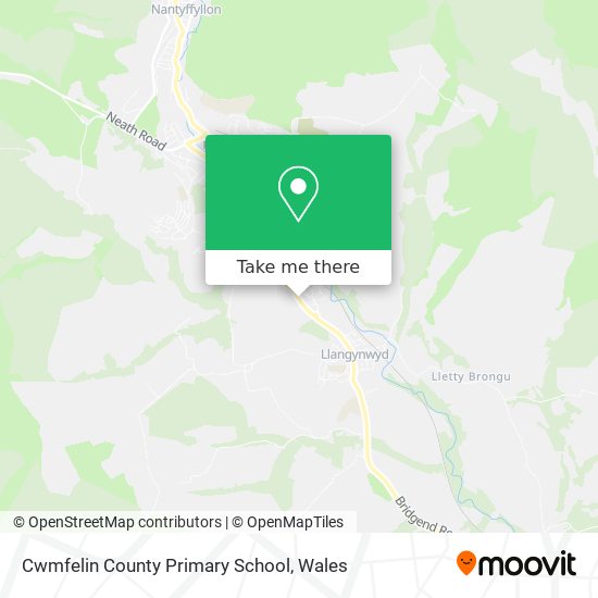 Cwmfelin County Primary School map