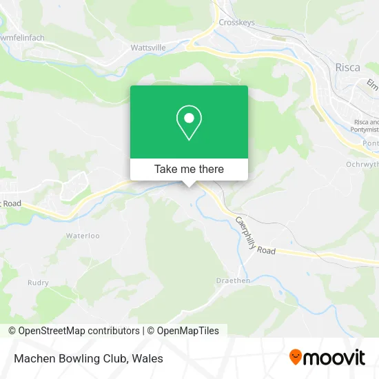 Machen Bowling Club map