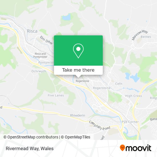 Rivermead Way map