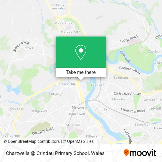 Chartwells @ Crindau Primary School map