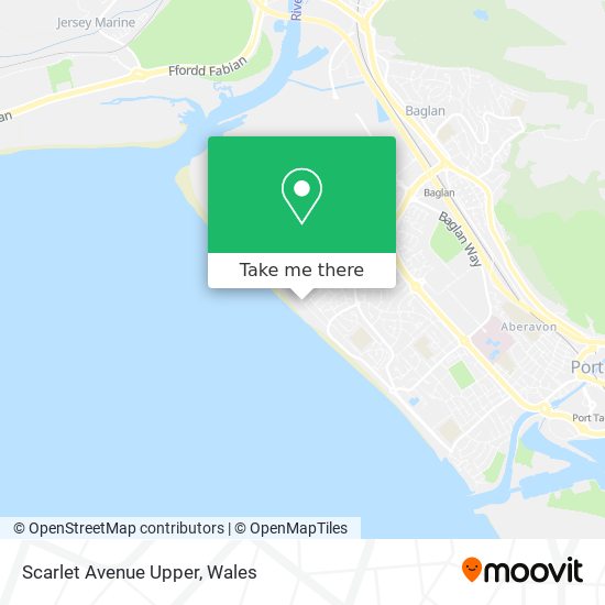 Scarlet Avenue Upper map