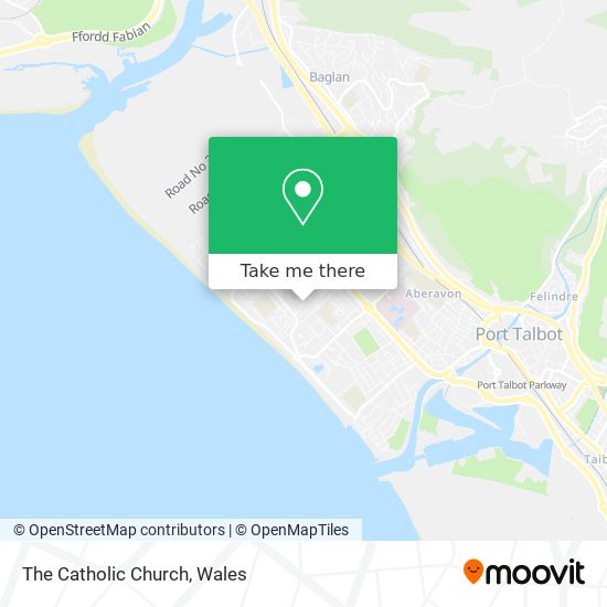 The Catholic Church map