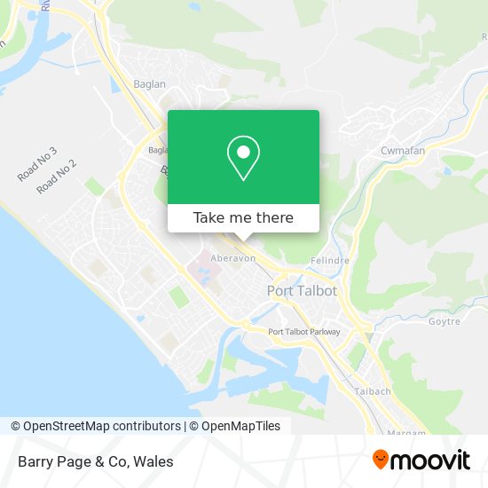 Barry Page & Co map