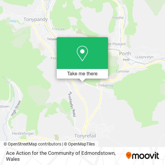 Ace Action for the Community of Edmondstown map