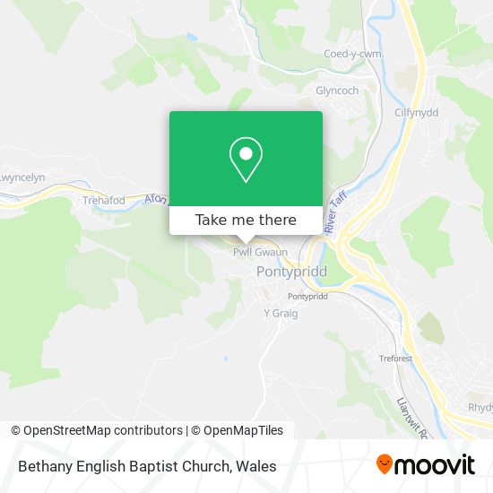 Bethany English Baptist Church map