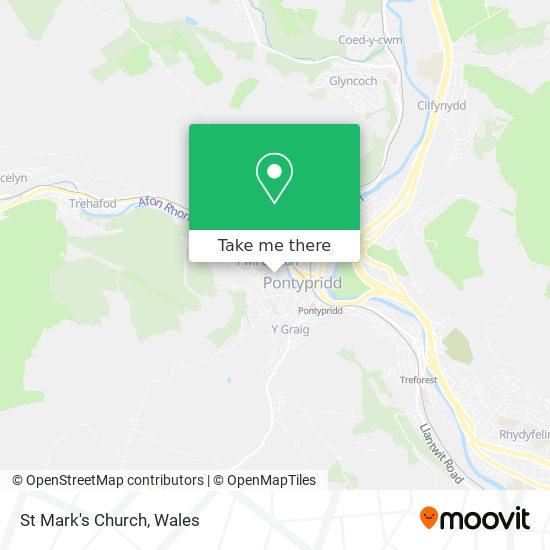 St Mark's Church map