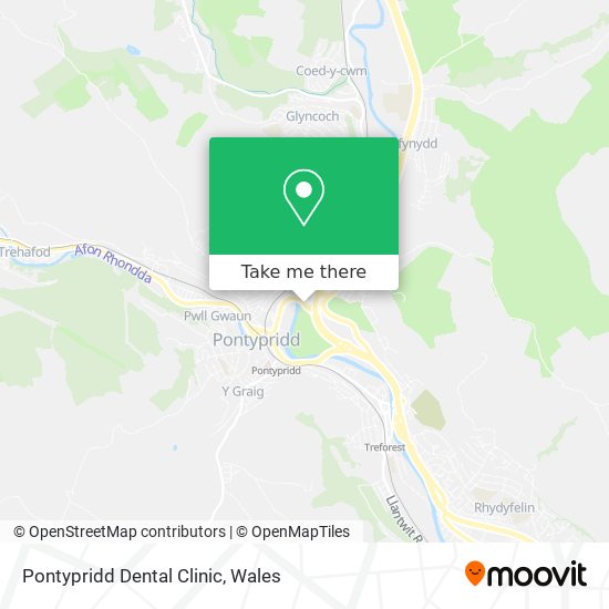 Pontypridd Dental Clinic map