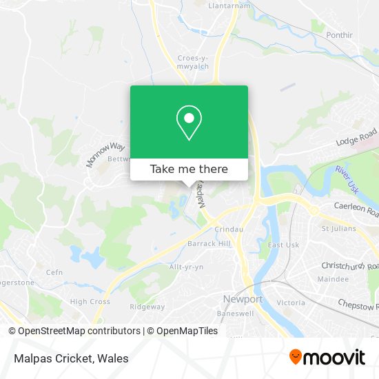 Malpas Cricket map