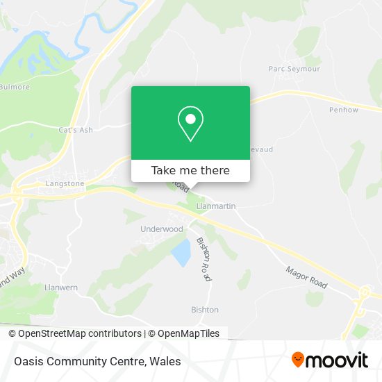 Oasis Community Centre map