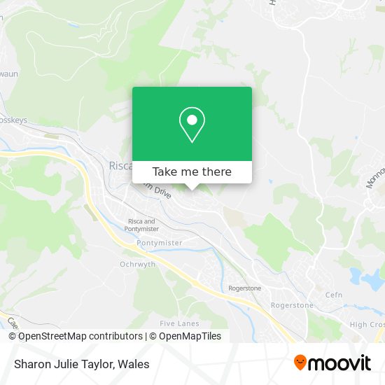 Sharon Julie Taylor map