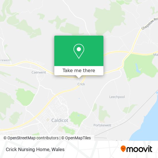 Crick Nursing Home map