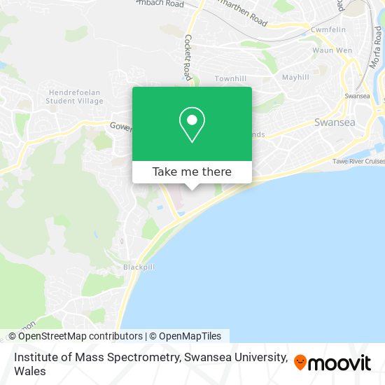 Institute of Mass Spectrometry, Swansea University map