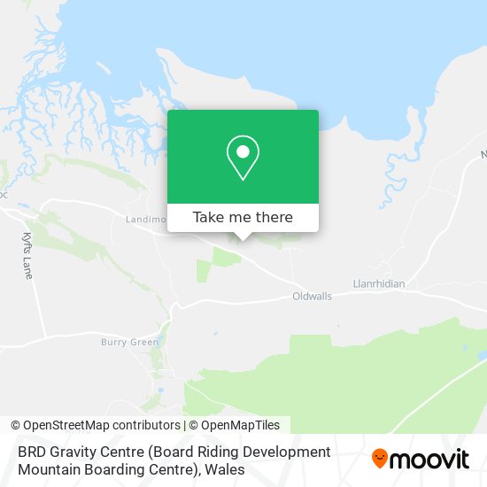 BRD Gravity Centre (Board Riding Development Mountain Boarding Centre) map