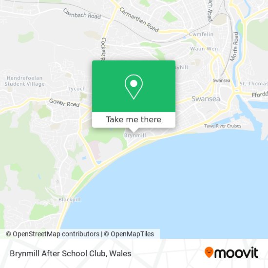 Brynmill After School Club map