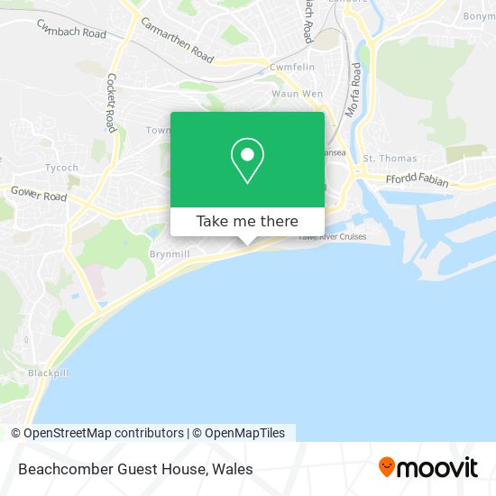 Beachcomber Guest House map