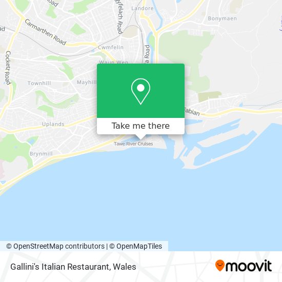 Gallini's Italian Restaurant map