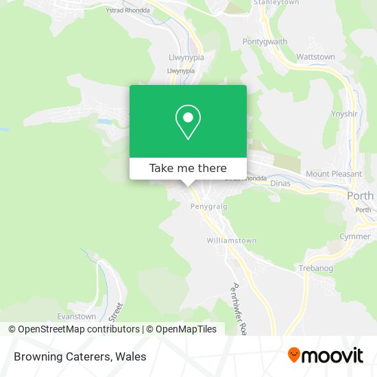 Browning Caterers map