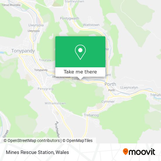 Mines Rescue Station map