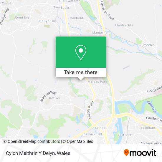 Cylch Meithrin Y Delyn map