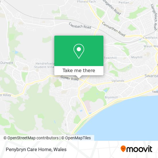 Penybryn Care Home map