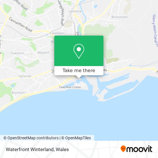 Waterfront Winterland map